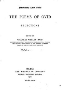 The Poems of Ovid: Selections