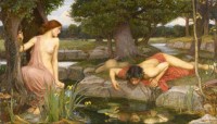 The legend of Echo & Narcissus myth from Ovid's Metamorphoses